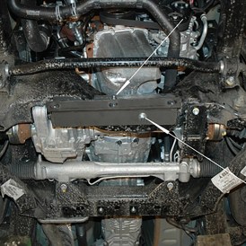 Unterfahrschutz Getriebe und Untersetzung 2.5mm Stahl Volkswagen Amarok 2010 bis 2016 4.jpg